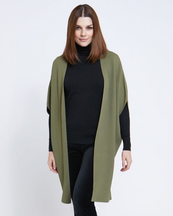 Paul Costelloe Living Studio Green Shawl Cardigan Paul Costelloe Living Studio Green Shawl Cardigan