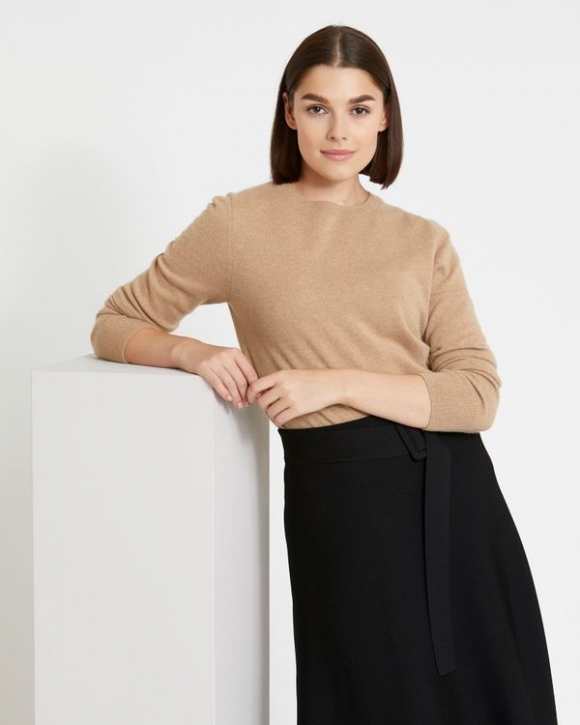 Paul Costelloe Living Studio Cashmere Crew-Neck Jumper Paul Costelloe Living Studio Cashmere Crew-Neck Jumper
