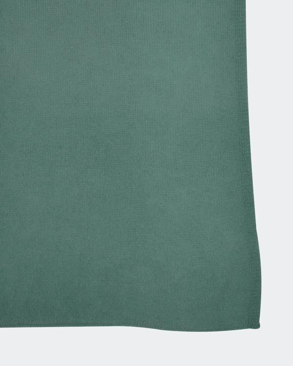 Carolyn Donnelly The Edit Green Medium Cashmere Scarf