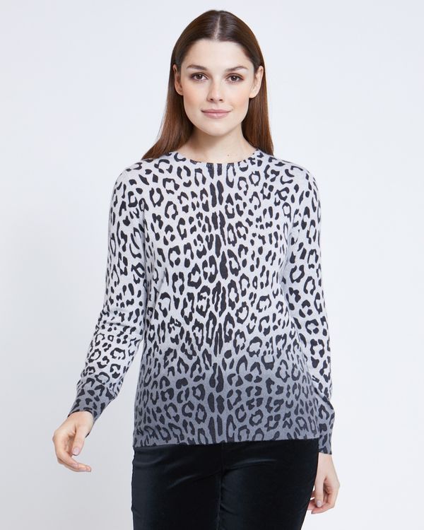 Paul Costelloe Living Studio Animal Crew Neck Jumper