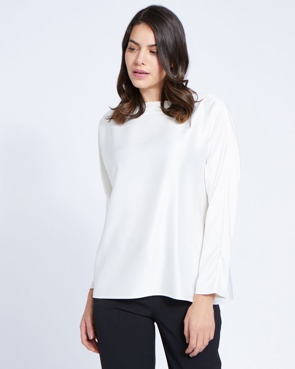 Paul Costelloe Living Studio Ivory Batwing Top