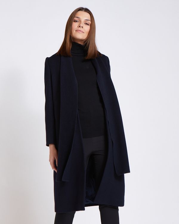 Paul Costelloe Living Studio Scarf Detail Coat