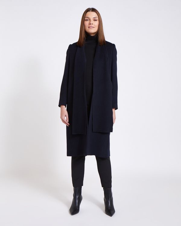 Paul Costelloe Living Studio Scarf Detail Coat
