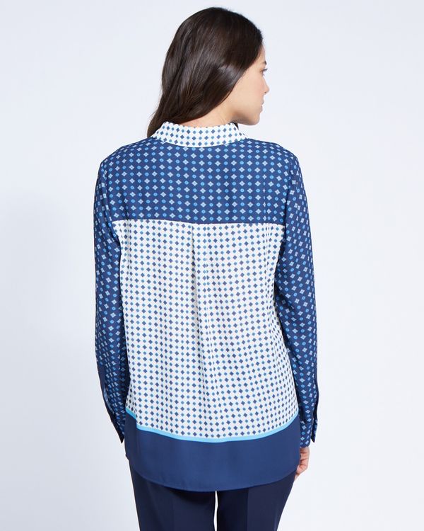 Paul Costelloe Living Studio Geo Print Shirt