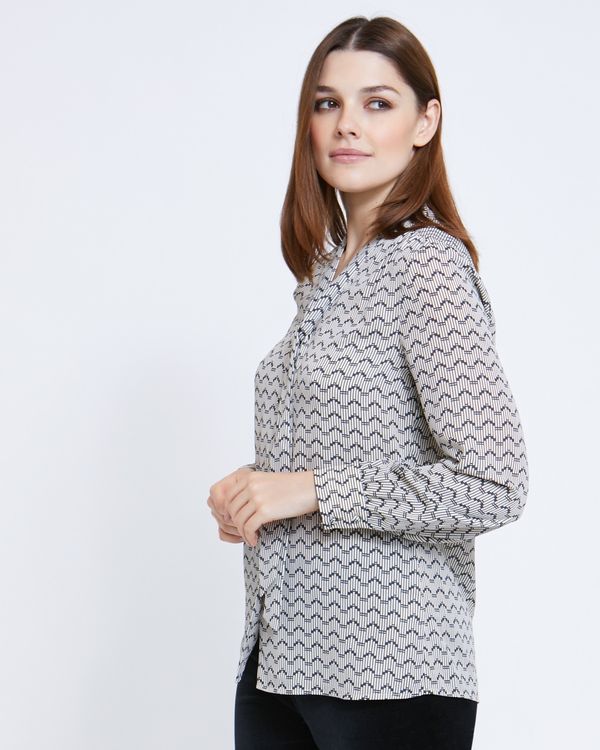 Paul Costelloe Living Studio Hampstead Tie Front Blouse