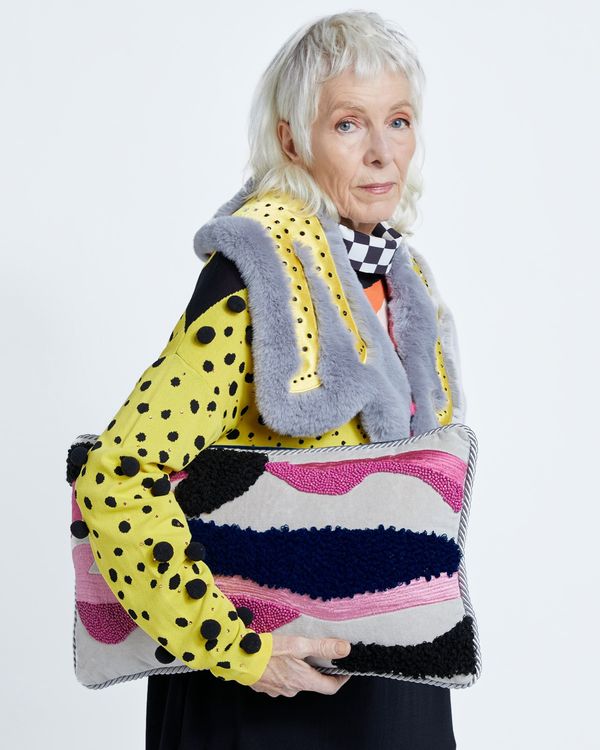 Joanne Hynes Everything Can Become A Fairy Tale Applique Shawl Collar