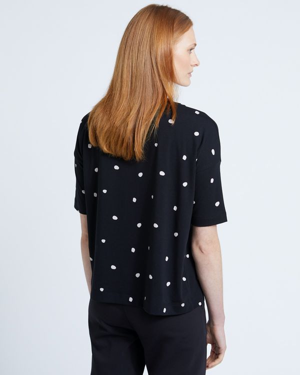 Carolyn Donnelly The Edit Spot Print Top