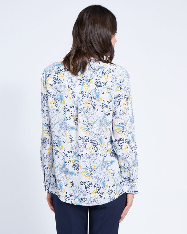Paul Costelloe Living Studio Leopard Floral Blouse