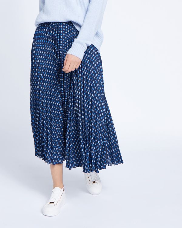 Paul Costelloe Living Studio Geo Print Skirt